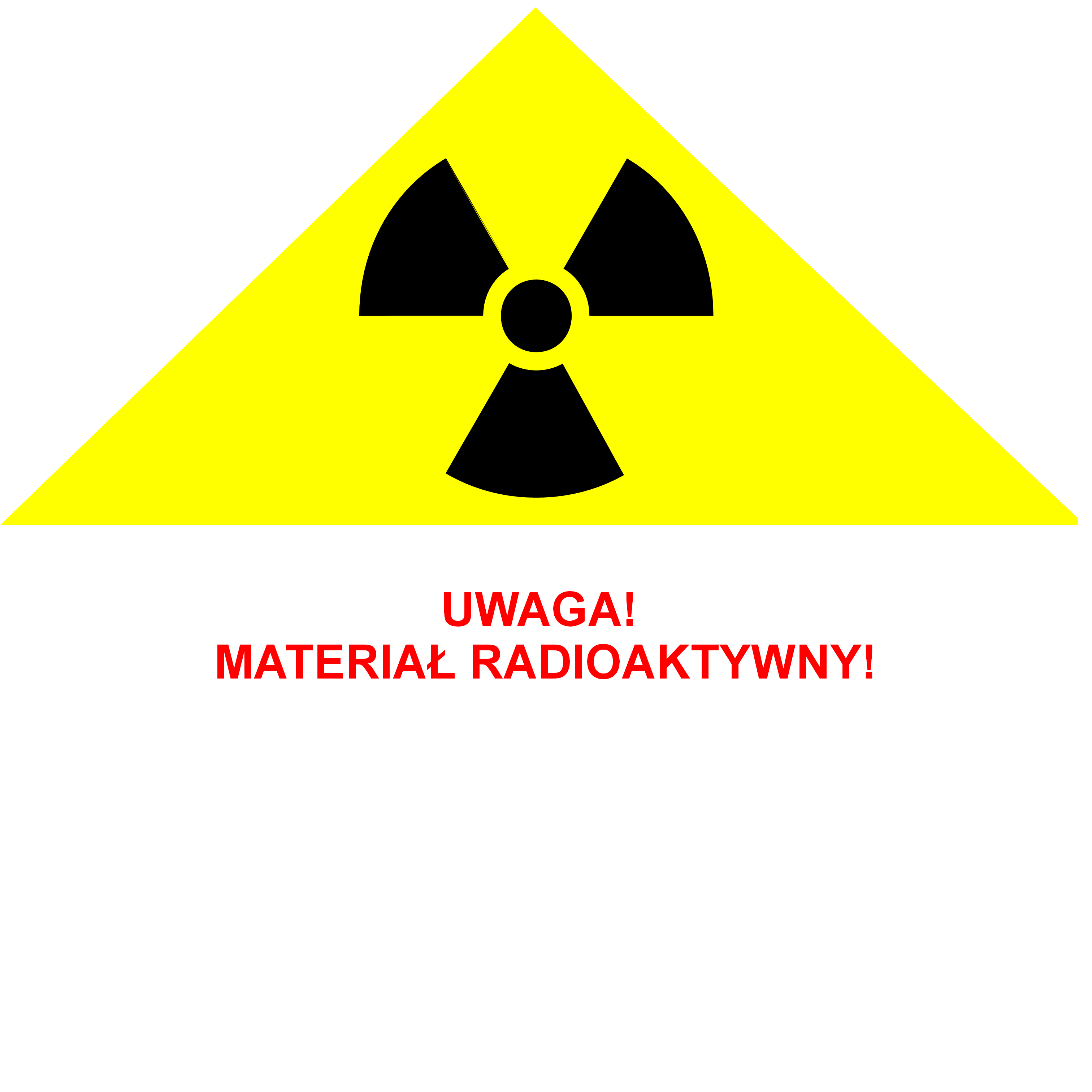 Międzynarodowy znak ostrzegający przed promieniowaniem jonizującym
