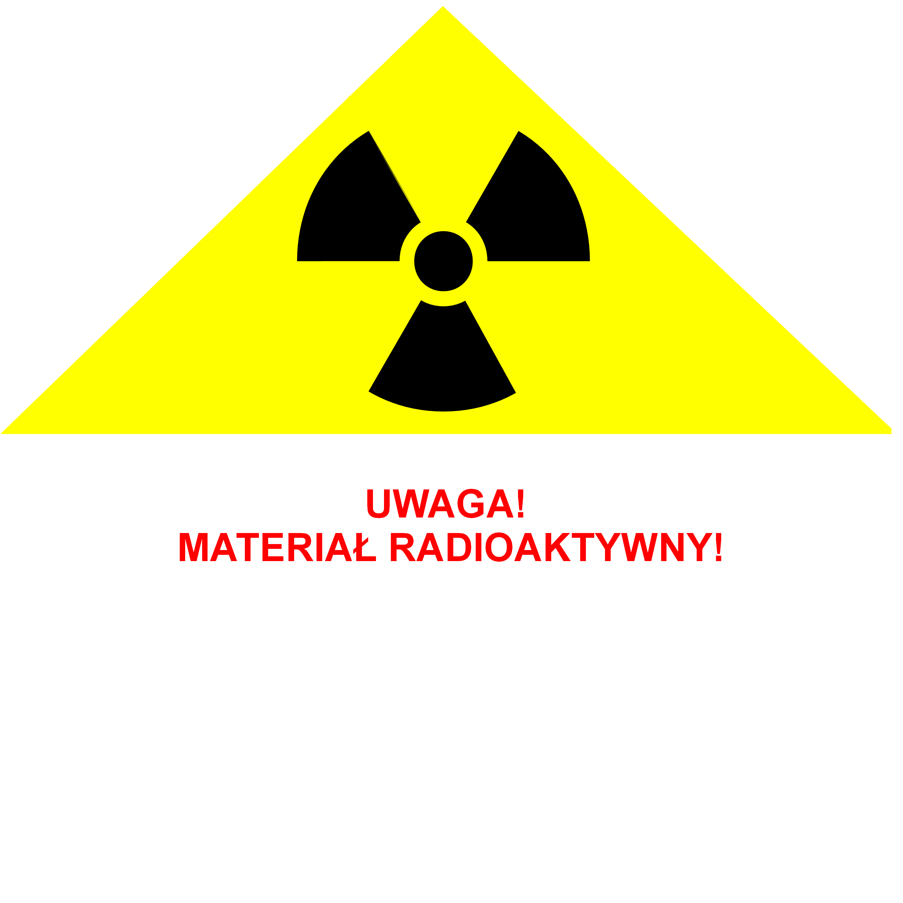 International sign warning of ionizing radiation